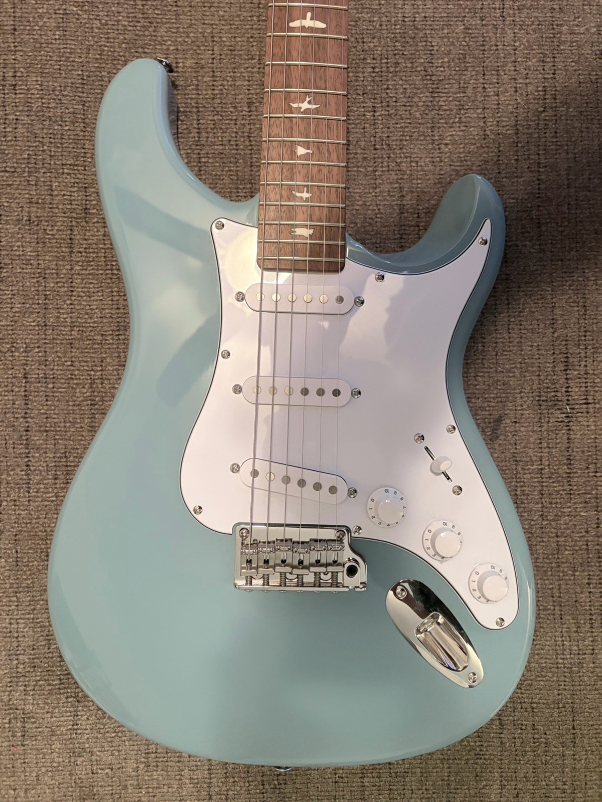 PRS SE Silver Sky John Mayer Electric Guitar – Stone Blue – MINT w/ Gig Bag