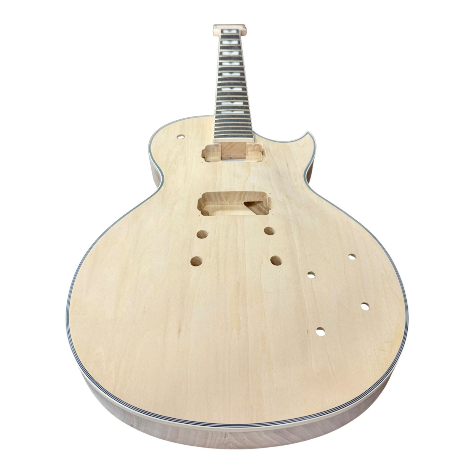 Haze E238DIY Arched Top Solid Basswood Body Maple Set-Neck HLP Electric Guitar