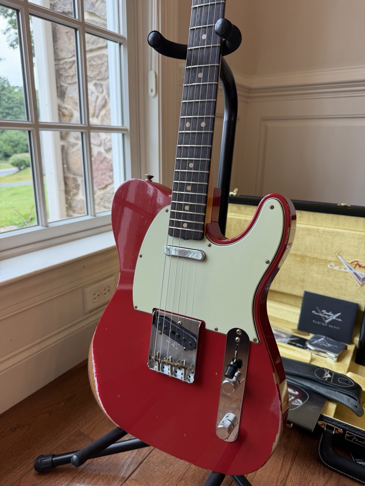 2025 Fender Custom Shop ‘63 Telecaster LR25 Relic – Dakota Red