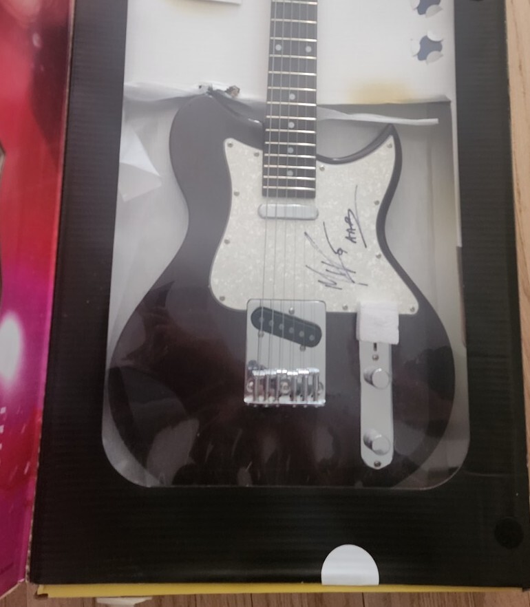 All American Rejects Autographed Electric Guitar Mike Kennerty Washburn Lyon NEW