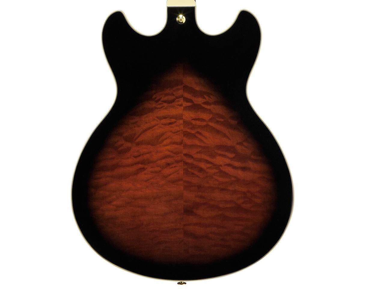 Used Ibanez AS93QMSPDBS AS Artcore Expressionist – Dark Brown Sunburst