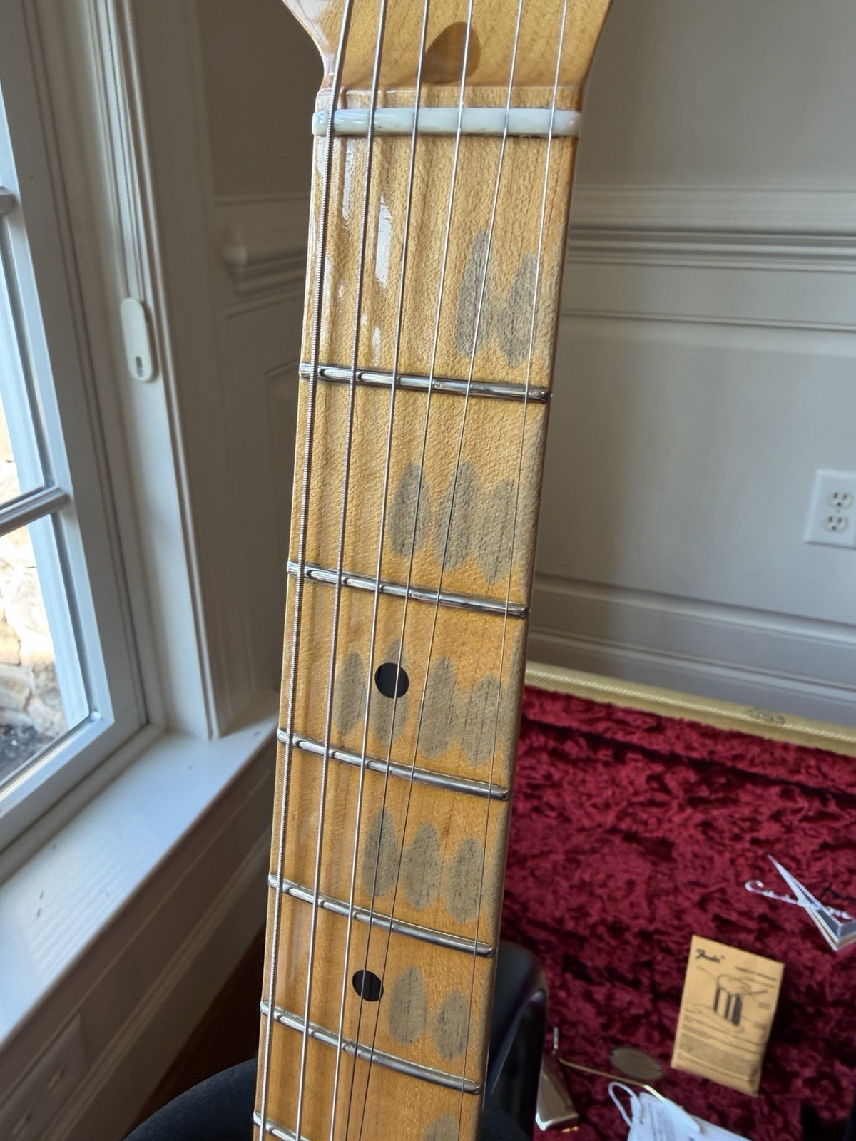 2021 Fender Custom Shop ‘55 Stratocaster Relic – Aged Desert Tan