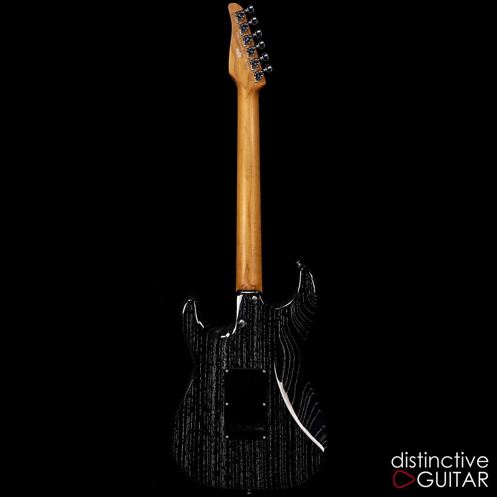 NEW TOM ANDERSON GUITARWORKS ICON CLASSIC – BLACK W/ WHITE DOG HAIR