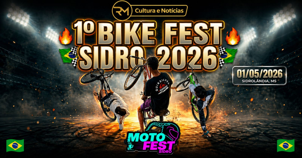 image-1024x538 🚴‍♂️ 1º Bike Fest Sidro 2026 promete movimentar Sidrolândia no Dia do Trabalhador