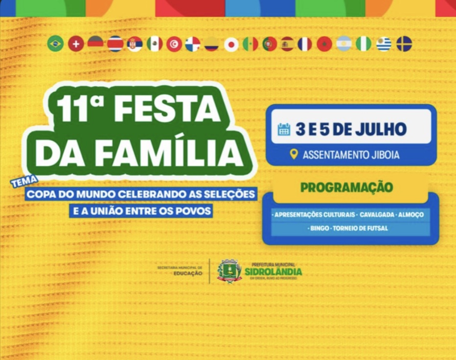 7A31FFE5-BD66-4551-8A4F-60C7850F957B Escola do Assentamento Jiboia promove Festa da Família com tema da Copa do Mundo